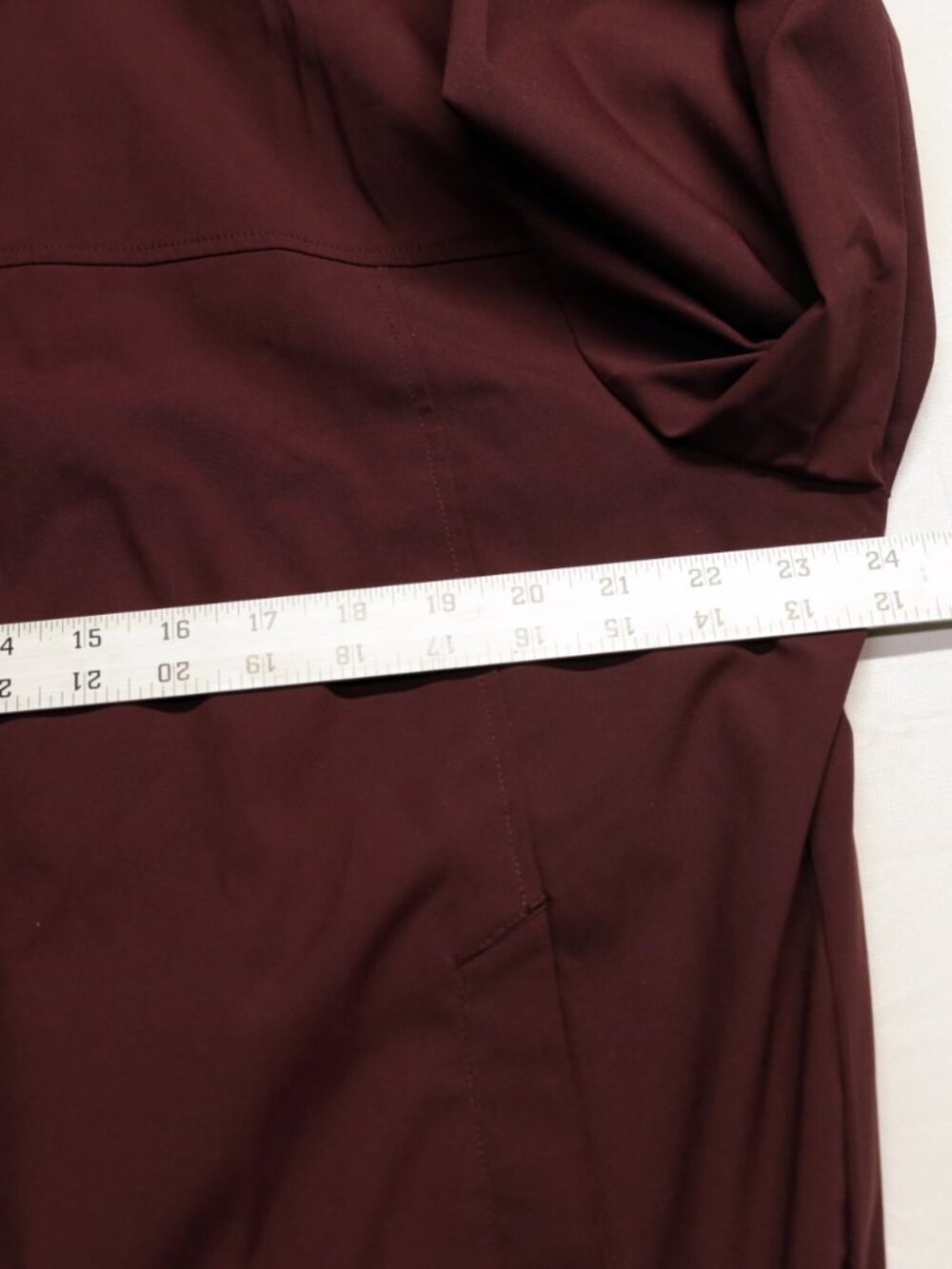 MAGCOMSEN Men’s Maroon Full Zip Bomber Jacket Size L–Lightweight Softshell Windb - Picture 7 of 13